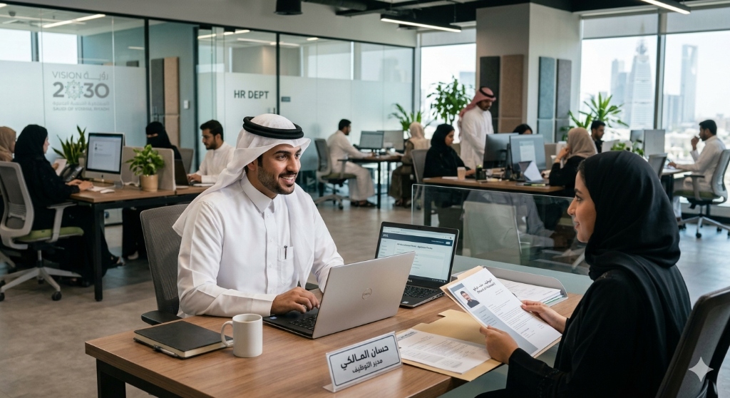 موظف موارد بشرية محترف